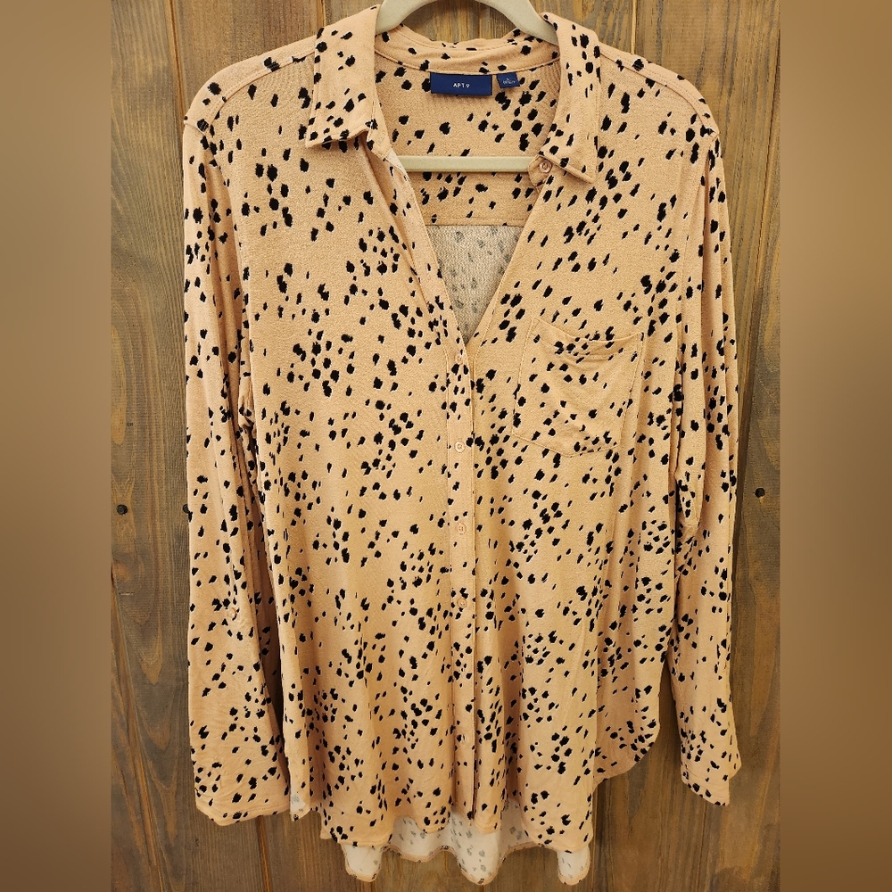 Apt.9 Button Down Blouse